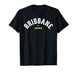 Brisbane Australien-Flagge – Vintage Australian Beach Travel T-S