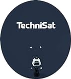 TechniSat TECHNITENNE 70 Satelliten-Schüssel für 4 Teilnehmer (70 cm digital Sat Anlage, Komplettset aus Antenne mit Masthalterung und Quattro-Switch-LNB),