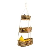 FRUIT HUB - Obstkorb hängend - Etagere zur Wandmontage-100% natürlich. Obstkorb Wand, Obst Aufbewahrung, Hängekorb Obst, Obstkorb Hängend, Obst Etagere, Fruit Basket, Hängekorb Kü