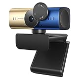 C905 Autofokus Webcam mit Mikrofon, Full HD 1080P Webcam mit Abdeckung USB Webcam für PC/Laptop/Desktop Video Konferenzen/Anrufe, Skype/YouTube/Z