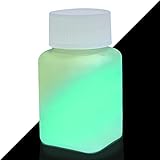 lumentics Premium Leuchtfarbe 100g - Gelb - Grün - leuchtet im Dunkeln - helle Farbe - selbstleuchtend - nachleuchtend - vielseitig anwendbar - frei von Chemik