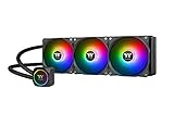 Thermaltake TH360 ARGB Sync All-In-One 360mm Wasserkühlung | 5V adressierbar | leise 3x 120-mm-Lüfter | für Intel und AMD Sockel | schw