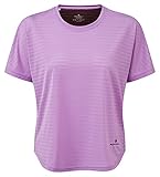 Ronhill Damen Standard Life Agile S/S Tee Heather/Cocoa, 12