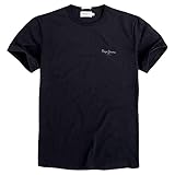 Pepe Jeans Herren T-Shirt Original Basic S/s, Schwarz (Black), Larg