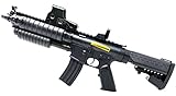 Seilershop Softair Gewehr Machine Gun Airsoft Rifle 47cm 0,49 Joule Black