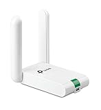 TP-Link TL-WN822N High Gain WLAN Adapter V4 (bis zu 300Mbit/s, WPS, Externe High-Gain-Antenne, mit USB-Verlängerungskabel, unterstützt Windows 10/8.x/7/XP, Mac OS 10.9~10.13, Raspberry Pi) weiß