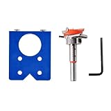 35mm Scharnier Jig Bohrer Guide Scharnier Bohrschablone Verdecktes Scharnier Boring Jig Für Schrankscharniere Montageplatten Holzbearbeitung Diy Werkzeuge Bohrwerkzeuge Bohrschablone Präzisionsb