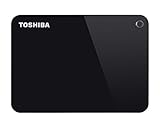 Toshiba HDTC910EK3AA Canvio Advance Tragbare Externe Festplatte USB 3.0, 1TB schw