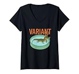 Damen Marvel Loki Alligator Loki Variant Kiddie Pool T-Shirt mit V