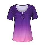 Womens Sexy Summer Sleeveless Tiedyed Shirts Button Down Camis Tank Top