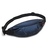 yaunli Laufgürteltasche Outdoor Sports Taschen Männer und Frauen Mode Lauf wasserdichte Taschen Fitness Freizeit Messenger Bag Outdoor Hüfttasche (Farbe : Dark Blue, Size : One Size)