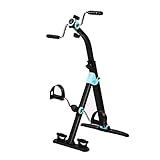 JFJL Pedaltrainer, Hand-Arm-Bein- Und Knietrainer Für Senioren, Klappbarer Heimtrainer Mit Massagerolle Für Den Ganzkörper, Indoor Einstellbare Erholungs-Fitnessg