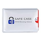 Diawell RFID NFC Kartenschutzhüllen Schutzhülle Blocker Datenschutz Abschirmung Hülle Sleeve EC Karte Kreditkarte Personalausweis Kreditkarte für Geldbeutel (1x)