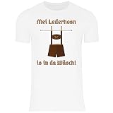 Print Dynastie Herren T-Shirt Oktoberfest Wiesn München Bayern Dirndl Lederhose, Größe:XXL, Farbe:MEI Lederhosn W