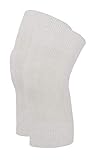 wobera Angora Gelenkwärmer, leichte Ausführung 70% Angora (Medium, wollweiß)