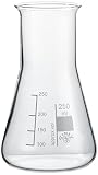 neoLab E-1069 Erlenmeyer-Kolben Weithals, 250 mL Simax (10-er Pack)