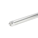 Frifer LED Feuchtraumleuchte 120cm 18W T8 Röhre, Warmweiß 3200K Lampen Deckenlampen Wannenleuchte, 180°Abstrahlwinkel für Werkstattlampe Kellerlampe Wohnzimmer Kü