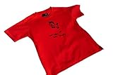 Das Leben ist kein Ponyhof. Bio T-Shirt Kind, 7-9 oder 10-12 Jahre, rot. Mit Handsiebdruck