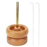 LQKYWNA Stickwerkzeuge Perlenwerkzeuge Holzperle Spinner, Manuelle Beader Holz Massivholz DIY Perlenschnur Universal Device Crafting Armband Halskette Projekt Sparen Sie Z