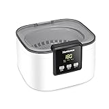 Ultraschallreinigungsgerät Brille 750ml Ultraschallreiniger, 43000Hz Professionelle Ultraschallgerät mit Digitalanzeige 5 Zeiteinstellungen und Reinigungskorb, für Brillen Schmuck Uhren Zahnp