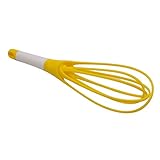 Yousiju Lebensmittelqualität Kunststoff Eierschläger Handmilcheier Sahne Backen Schneebesen Mixer Backen Mehl Rührer Küche Handmixer Kochwerkzeug (Color : Yellow)