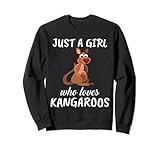 Damen Just A Girl Who Loves Kangaroos Kleidung Kangaroo Sw