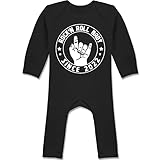 Statement Sprüche Baby - Rock'n Roll Baby Since 2022-6/12 Monate - Schwarz - Rock'n Roll Baby Since 2022 - BZ13 - Baby-Body Langarm für Jungen und M