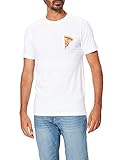 Mister Tee Herren Create Your Pizza Tee T-Shirt, White, L