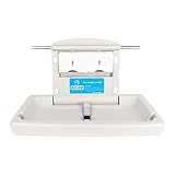 LQBDJPYS Wickeltisch Klappbare Babywickelstation, Horizontal Wand befestigte Windel-Tabelle mit Sicherheit Strap