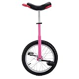 YQG Einrad, Unisex 16/18/20 Zoll Rad Einrad rutschfeste Butyl Mountain Reifen Balance Radsportübung for Anf?nger (Color : Pink, Size : 18 inches)