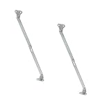 Gedotec Klappenhalter 2-armig Klappenscharnier KH zum Schrauben Klappenbeschlag für Möbel | Klappenstütze mit Schlitzführung im Gelenk | Länge 300 mm | 2 Stück - Klappen-Schere für Barfach & Schränk