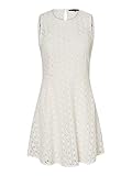 VERO MODA Damen Vmallie Lace S/L Short Dress Noos Formales Kleid, Snow White, M EU