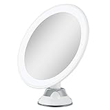 miuline Makeup Mirror 10x Lupe Spiegel LED Reisewaschtischspiegel Badezimmerspieg