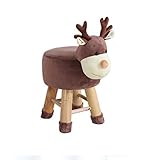 NXYJD Tier Fußbänke Osmanen Gepolsterte Kissen Wechselndes Schuhe Bench Hocker Ruhesitz Sofa-Stuhl for Kinder Erw