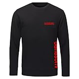 VIMAVERTRIEB® Sweatshirt Augsburg - Brust & Seite - Druck:rot - Shirt Pullover Pulli Fußball Fanartikel Fanshop - Größe:XL schw