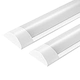NanYaWei 2 Stück Led Leuchtstoffrohr 120CM Feuchtraumleuchte 40W LED Röhre 6500K Kaltesweiß Licht Deckenleuchte 4800LM Flimmerfreie LED Deckenlampe Ultraslim Röhre Leuchte für Garage, Lager, Hobby