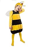 Willi Kostüm für Kinder - Biene Maja - Zweiteilig - Tierkostüm (122-128)