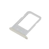 jbTec® SIM-Tray/Karten-Halter passend für Samsung Galaxy S6 Edge+ Plus - Schlitten Slot Handy-Karte Rahmen Karten-Fach Holder, Farbe:Silb