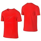 Zorroshirt für Herren, kurzärmelig, Baumwolle, T-Shirt mit Rundhalsausschnitt, rot, L