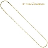 Halskette Kette 585 Gelbgold 45 cm Goldkette Karab