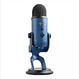 Blue Microphones Yeti Professionelles USB-Mikrofon für Aufnahmen, Streaming, Podcasting, Broadcasting, Gaming, Voiceover und mehr, Plug 'n Play auf PC und Mac - Dunkelb