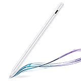 TOCLL Stylus Stift für iPad 2018-2021 mit Palm Rejection & Magnetaufsatz, Stylus Pen mit Feiner Spitze, Kompatibel mit iPad Pro 11 (1/2), Pro 12.9 (3/4), für iPad 6/7/8, Air 3/4, Mini 5th, Weiß