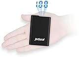 JvGoal Powerbank 12000mAh Dual USB Tragbares Ladegerät LCD Digitalanzeige Mini Externer Akku Kompatibel mit iPhone 12, Samsung S20, Tab