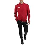 JAKO Kinder Trainingsanzug Polyester Striker 2.0, chili rot/weiß, 128, M9119