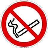 Rauchen verboten-Symbol-Schild 200 x 200 (rot)