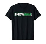 Snowbike Wintersport Schnee Snowbiker Fahrrad Kufen Geschenk T-S