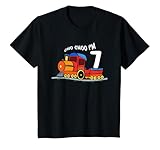 Kinder Train Birthday Shirt 7 Jahre alt Geburtstag Outfit Jungen T-S