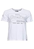 Superdry Damen Vintage Logo Outline T-Shirt Optic 40