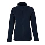 HRM Women´s Full- Zip Fleece Jacket, Navy, M, 1202