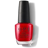 OPI Nail Lacquer Big Apple Red – Nagellack mit bis zu 7 Tagen Halt – langanhaltender Nagellack in leuchtendem Rot – mit extra breitem ProWide Pinsel für perfekte Näg